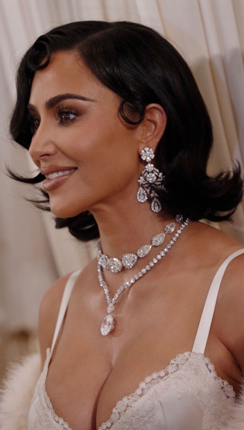 Kim Kardashian at Balenciaga Couture Paris Show, July 2025