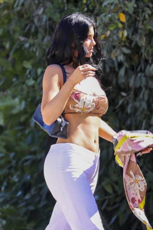Kylie Jenner Walks in Tuscany Countryside, July 2025 3