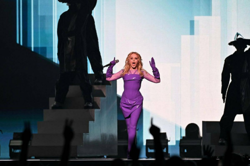 Kylie Minogue performs at Accor Arena Paris, June 2025
