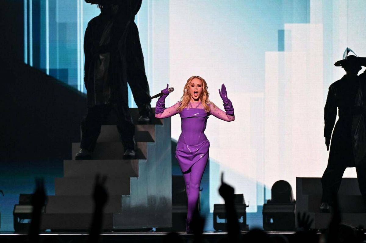 Kylie Minogue performs at Accor Arena Paris, June 2025