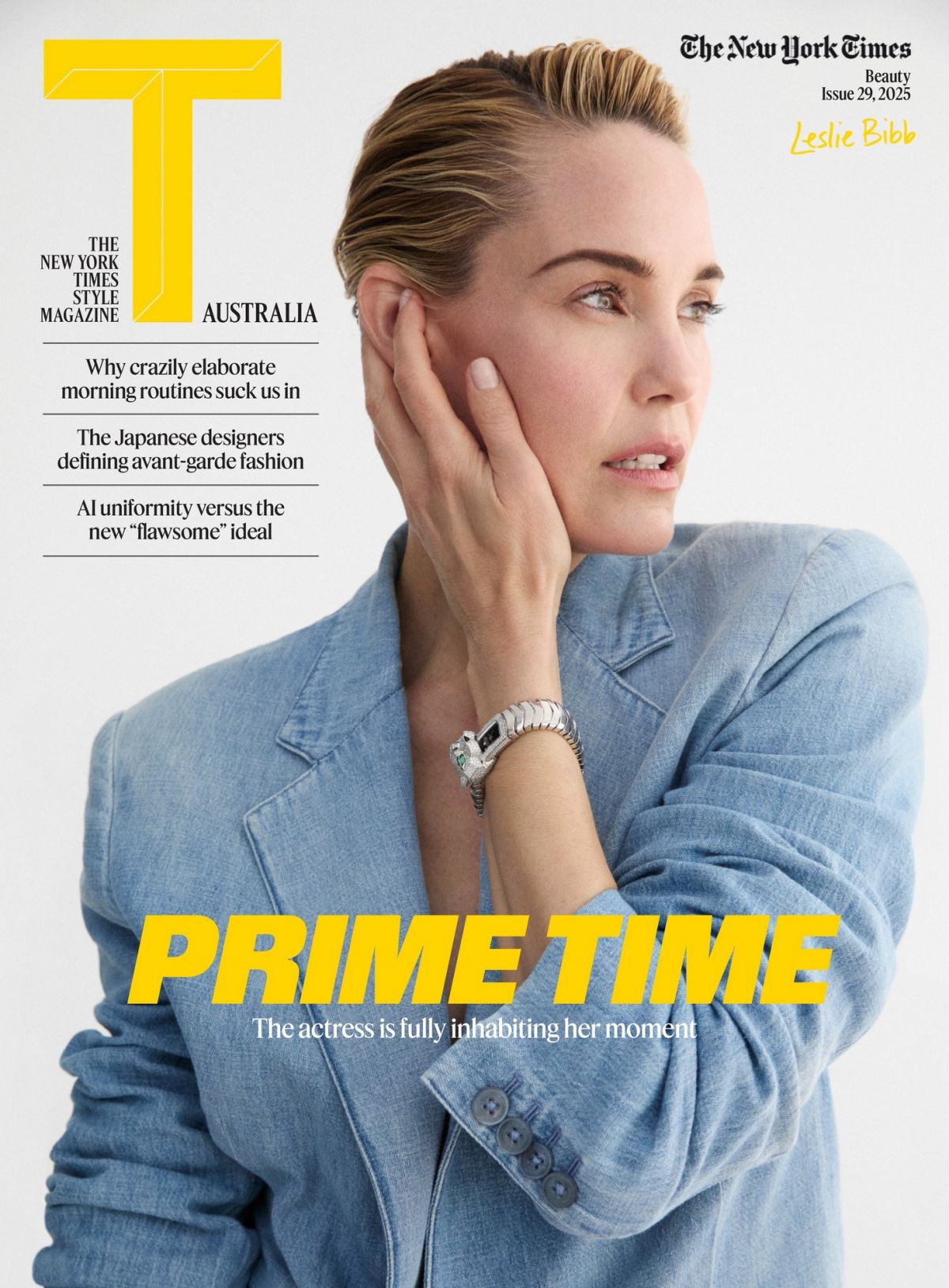 Leslie Bibb NYT Style Magazine Australia 2025
