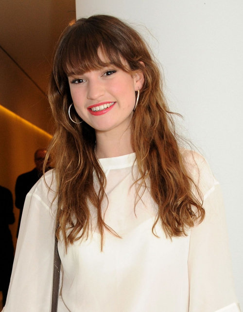 Lily James at English National Ballet December 2012
