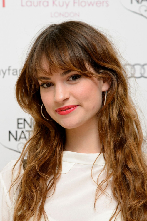 Lily James at English National Ballet December 2012 2