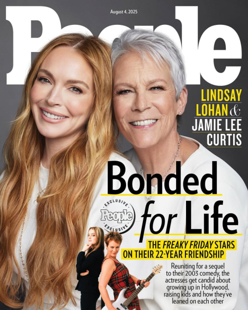Lindsay Lohan & Jamie Lee Curtis in People, Aug 2025
