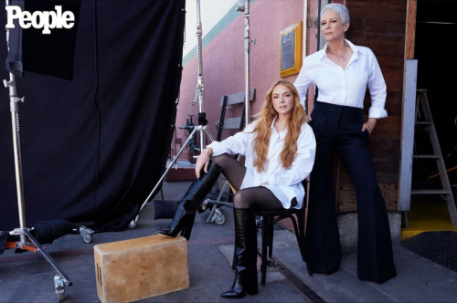 Lindsay Lohan & Jamie Lee Curtis in People, Aug 2025 1