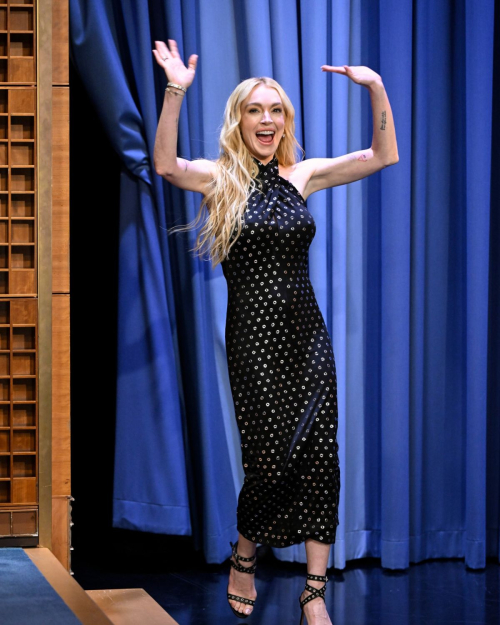 Lindsay Lohan on Tonight Show with Fallon, July 2025 1