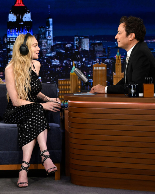 Lindsay Lohan on Tonight Show with Fallon, July 2025 3