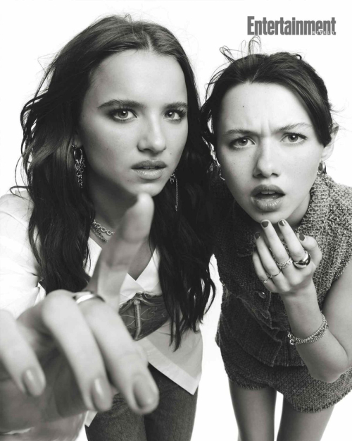 Madeleine and Violet McGraw at Comic-Con shoot, July 2025