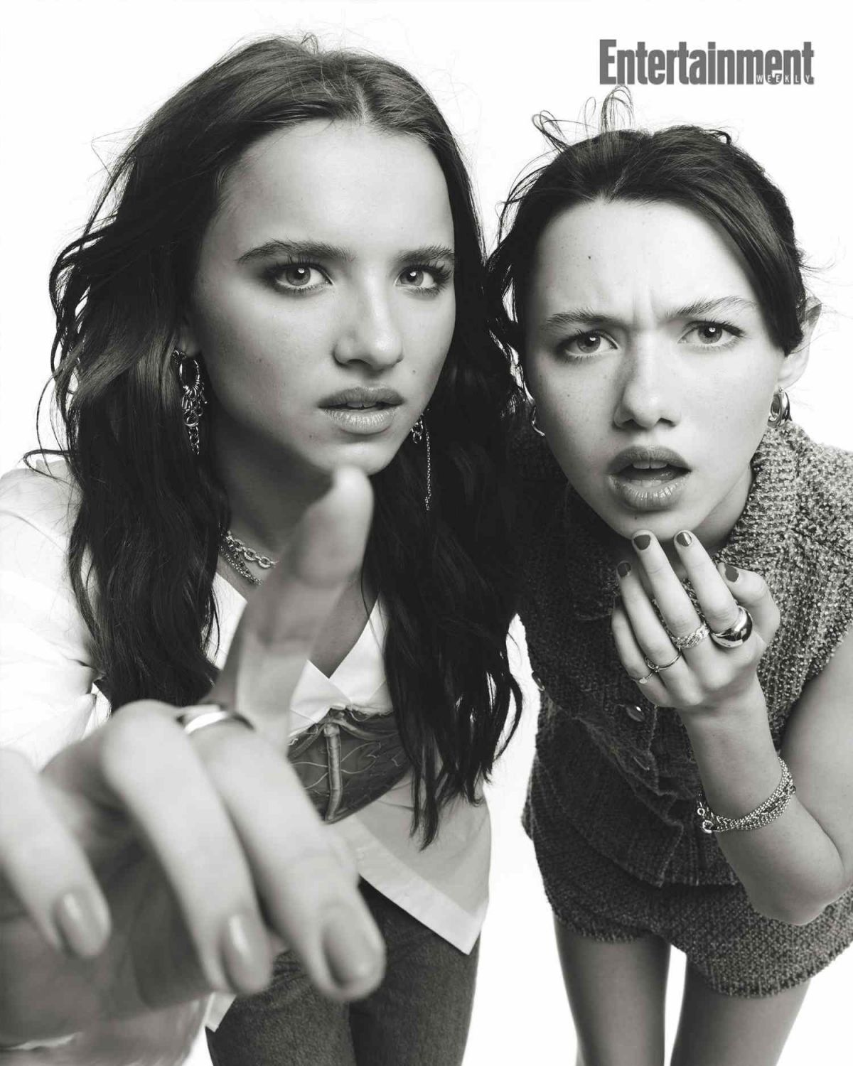 Madeleine and Violet McGraw at Comic-Con shoot, July 2025