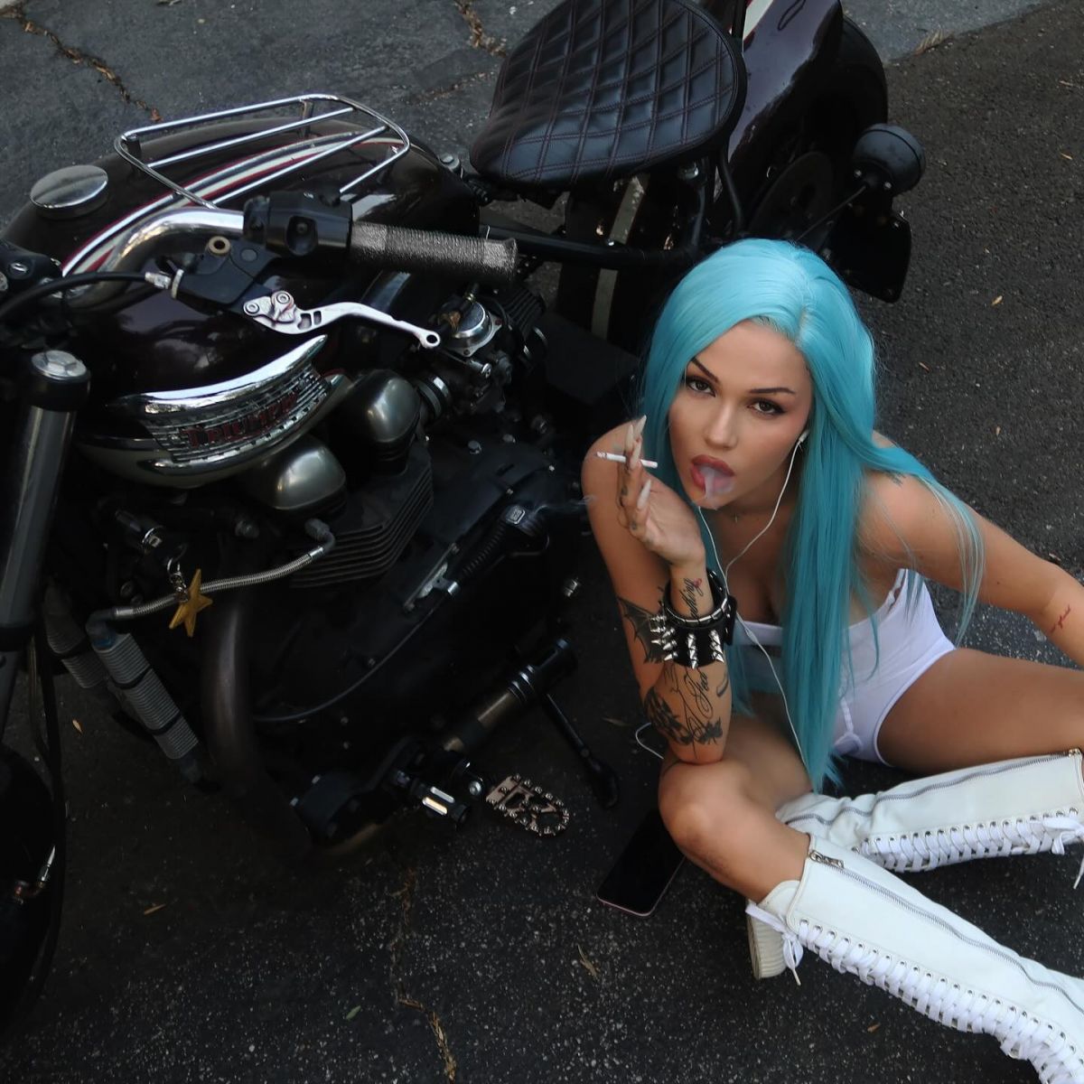 Maggie Lindemann shares edgy Instagram photos, July 2025
