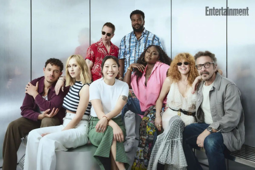 Maria Bakalova and Natasha Lyonne at EW Studio, July 2025 2