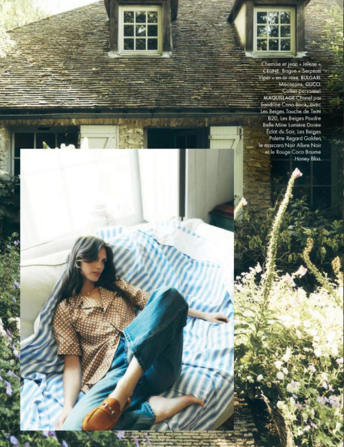 Marine Vacth featured in Elle France, July 2025 5