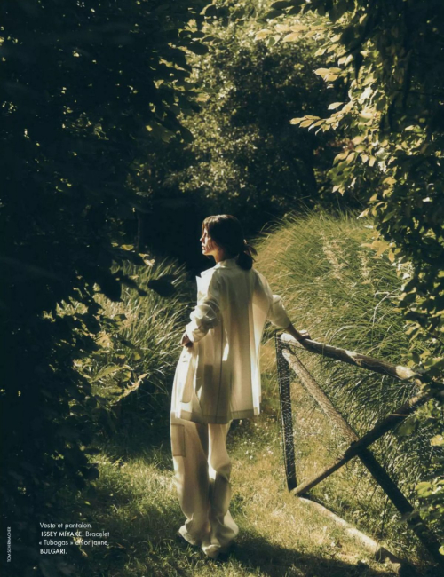 Marine Vacth featured in Elle France, July 2025 6
