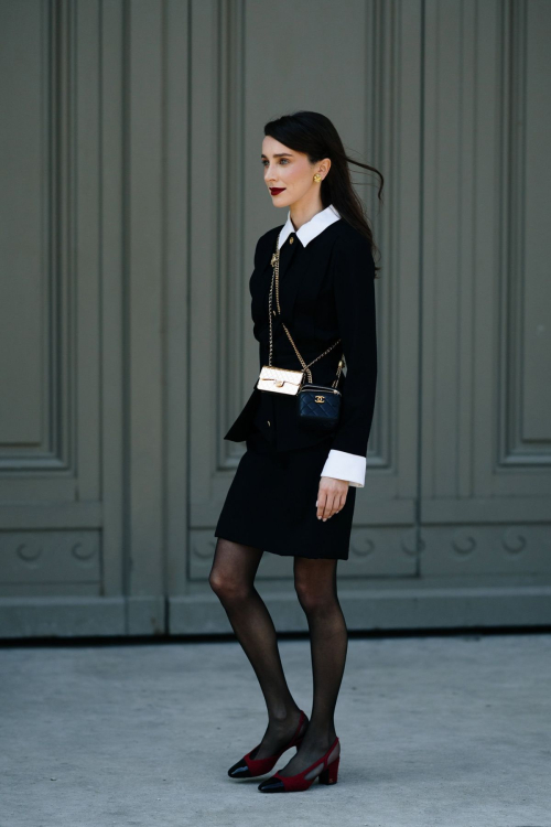 Mary Leest at Chanel couture show Paris, July 2025 1
