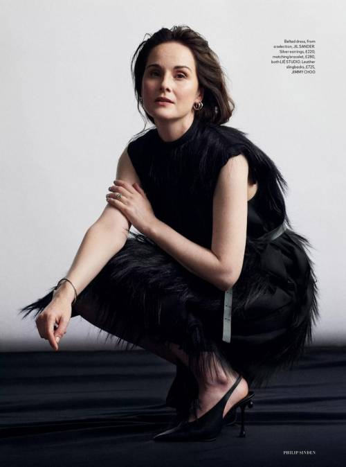 Michelle Dockery and Laura Carmichael in Bazaar UK, Sept 2025 4