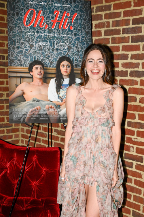 Molly Gordon at Oh, Hi! Screening NYC July 2025