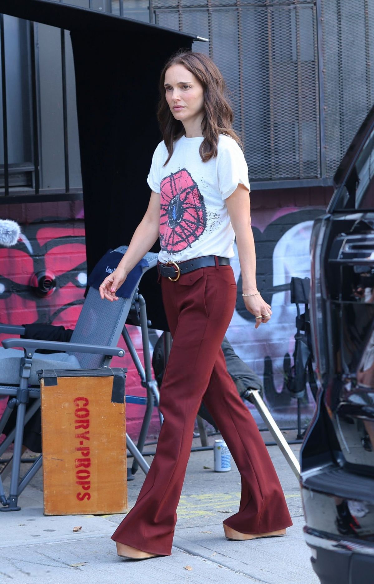 Natalie Portman on Good Sex Set in Brooklyn July 2025