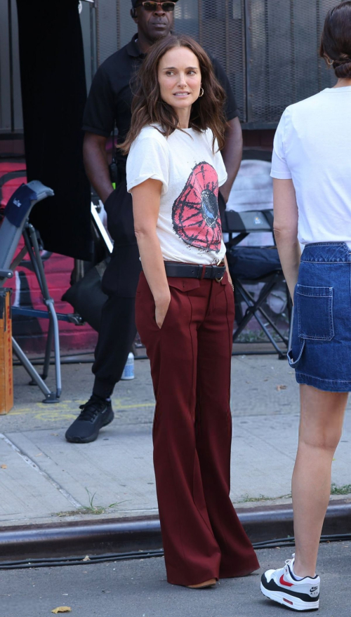 Natalie Portman on Good Sex Set in Brooklyn July 2025 5