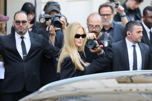 Nicole Kidman at Balenciaga Paris show, July 2025