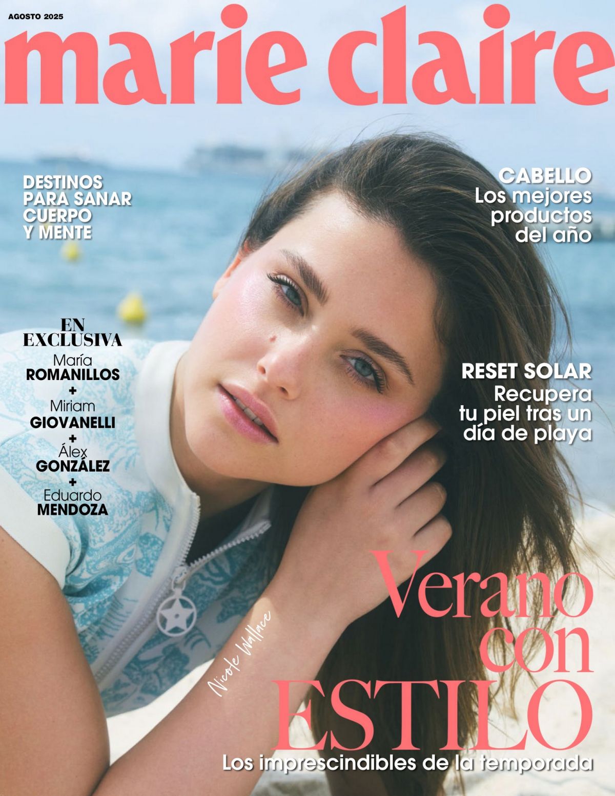 Nicole Wallace Marie Claire Spain Cover August 2025