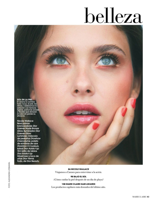 Nicole Wallace Marie Claire Spain Cover August 2025 11