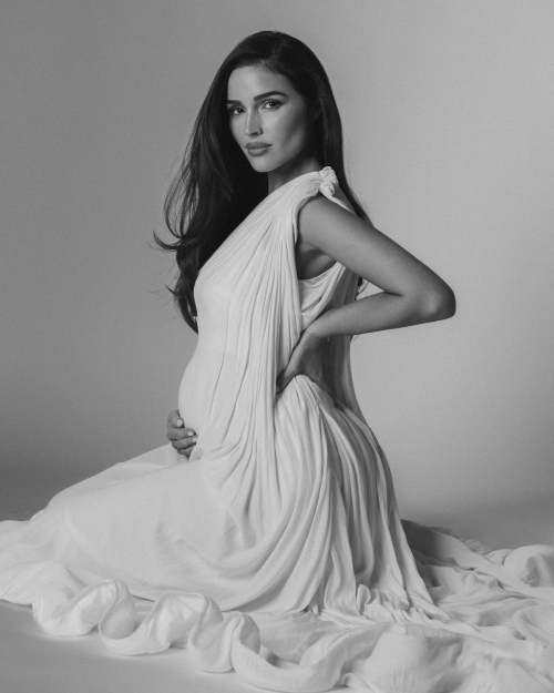 Olivia Culpo black and white shoot, March 2025 2