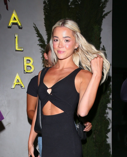 Olivia Dunne Leaves Alba Restaurant LA July 2025 2