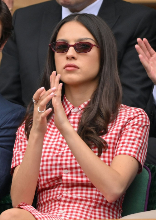 Olivia Rodrigo at Wimbledon Championships, July 2025