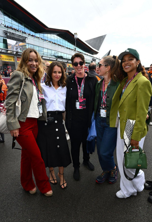 Olivia Wilde and Felicity Jones at F1 Grand Prix, July 2025 2