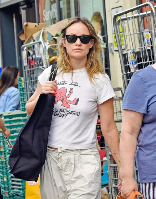 Olivia Wilde Out Shopping in London, July 2025