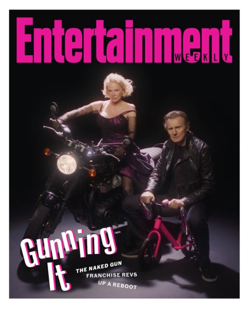 Pamela Anderson for Entertainment Weekly Naked Gun Promos, July 2025