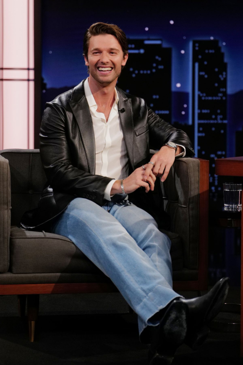 Patrick Schwarzenegger on Kimmel Live, Feb 2025