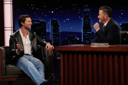 Patrick Schwarzenegger on Kimmel Live, Feb 2025 3