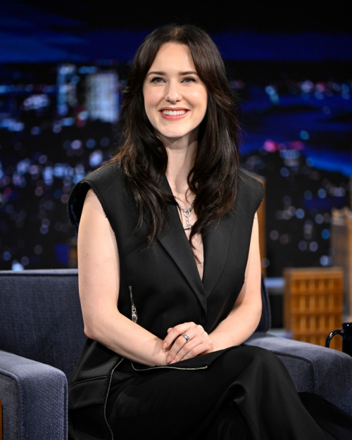 Rachel Brosnahan on Jimmy Fallon Tonight Show, Jul 2025 6