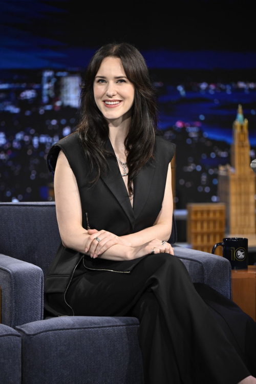 Rachel Brosnahan on Jimmy Fallon Tonight Show, Jul 2025 7