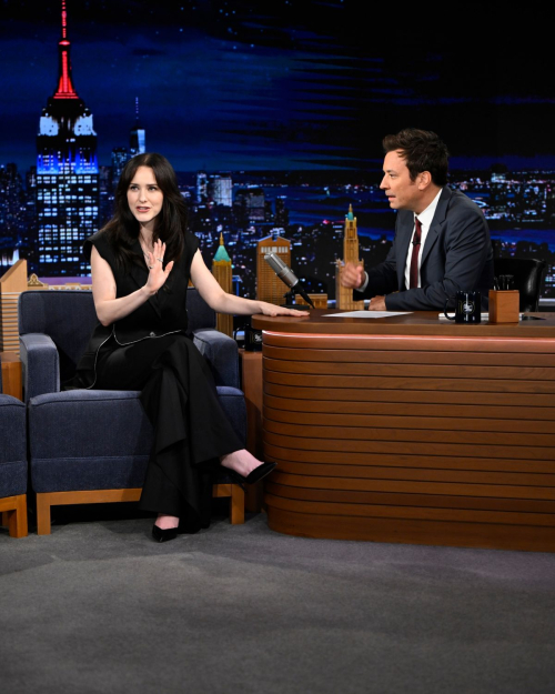 Rachel Brosnahan on Jimmy Fallon Tonight Show, Jul 2025 8