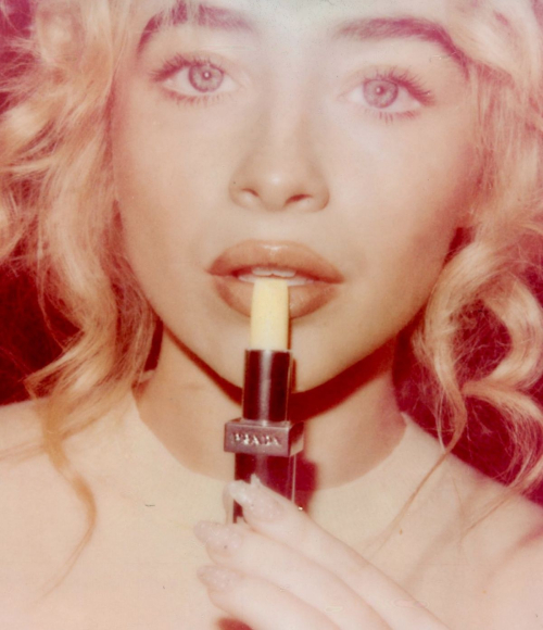 Sabrina Carpenter for Prada Balm Launch, July 2025