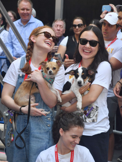 Sadie Sink at Broadway Barks Adoption Event, July 2025 1