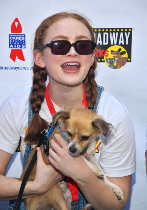 Sadie Sink at Broadway Barks Adoption Event, July 2025 2