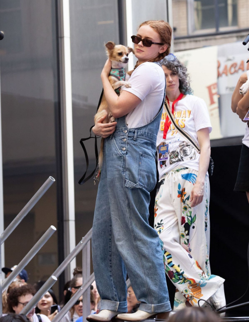 Sadie Sink at Broadway Barks Adoption Event, July 2025 4