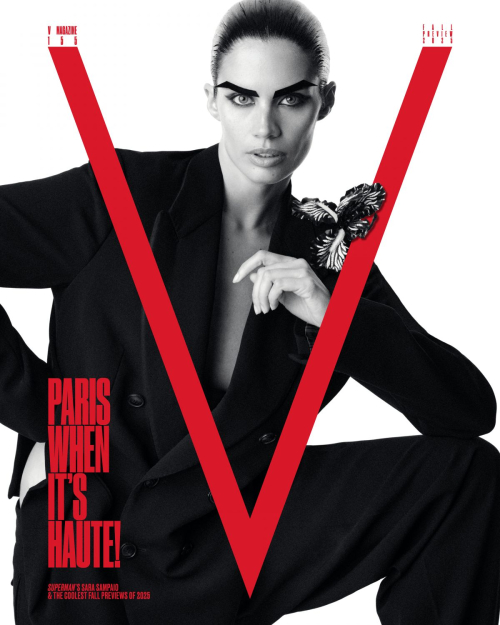 Sara Sampaio Covers V Magazine Editorial, July 2025