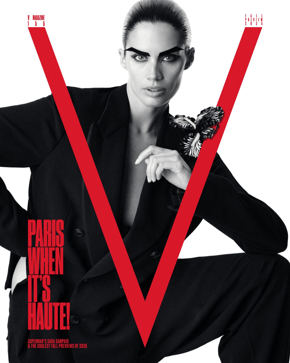 Sara Sampaio Covers V Magazine Editorial, July 2025