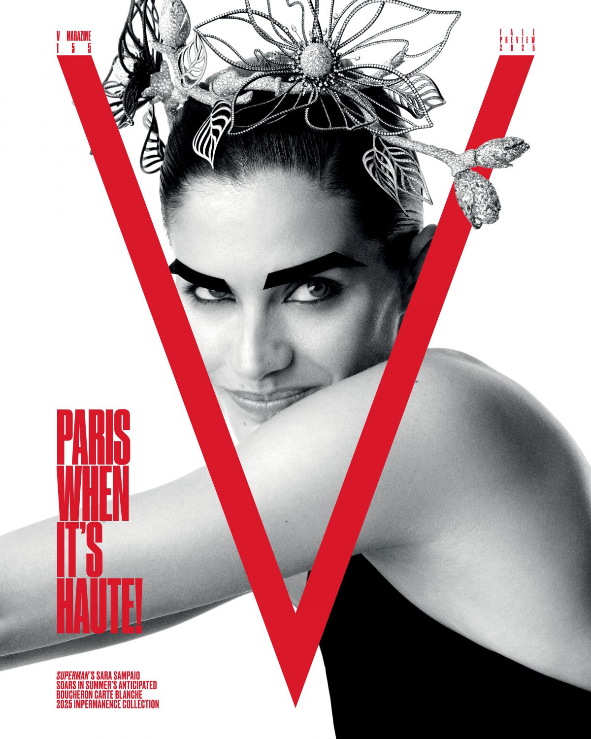 Sara Sampaio stuns in V Magazine shoot, Summer 2025