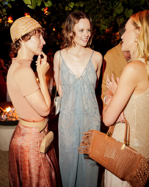 Sarah Ramos at Armani event Shelter Island, July 2025 1