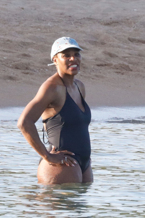 Serena Williams in Swimsuit at Porto Cervo, June 2025