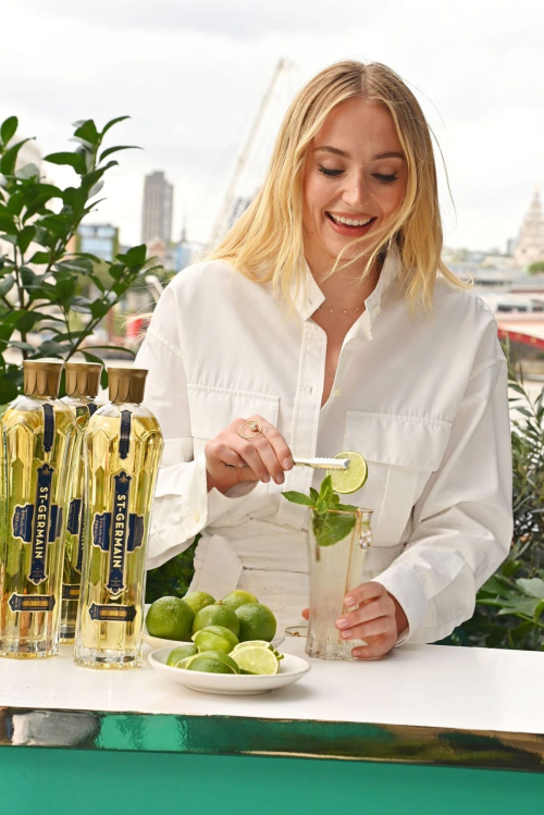 Sophie Turner at St-Germain Terrace London Event, July 2025 4