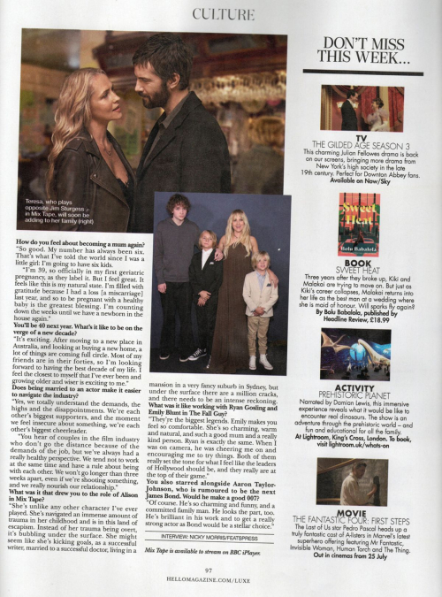 Teresa Palmer in elegant look for Hello Magazine, July 2025 1