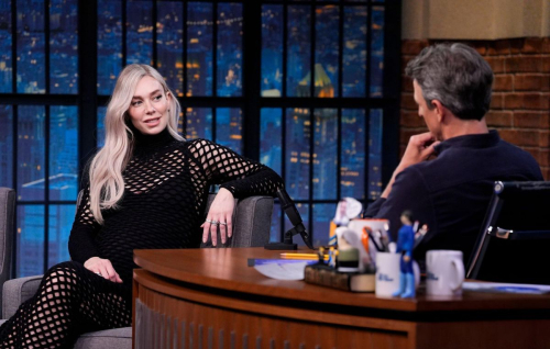 Vanessa Kirby at Seth Meyers Show July 2025 1