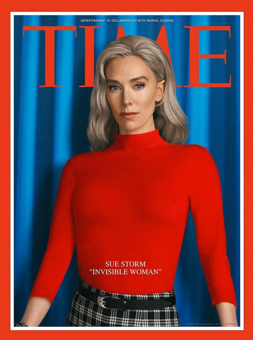 Vanessa Kirby on Time Magazine Cover, July 2025