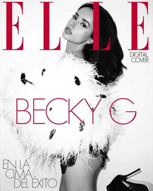Becky G Elle Spain feature, September 2025